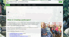 Desktop Screenshot of creatinglandscapes.org